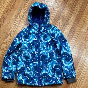 Lands' End Vibrant Blue Hooded Jacket